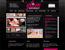 Tablet Screenshot of glamrevenue.com